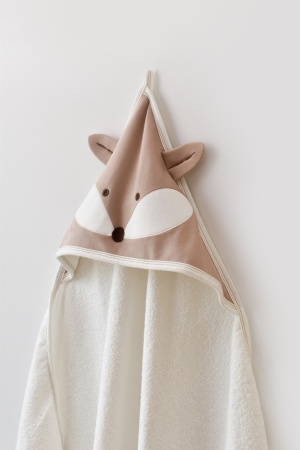 Полотенце для новорожденных с капюшоном BiBaby